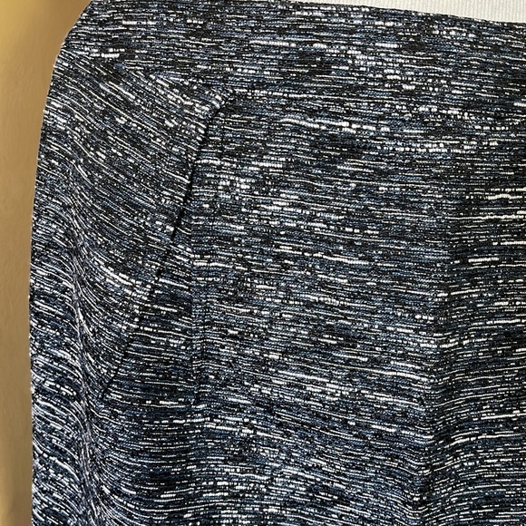 TOMMY HILFIGER Size 4 Pencil NUBBY Blue-White -Black Tweed-Look Career $148 NEW - Picture 16 of 16